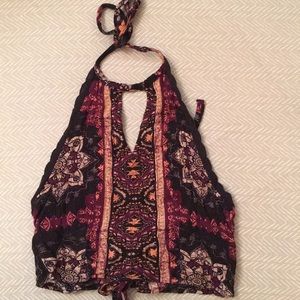 Boho halter top
